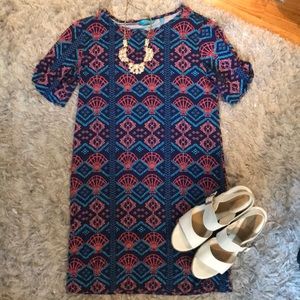 Tori Richard Seashell Dress Size M